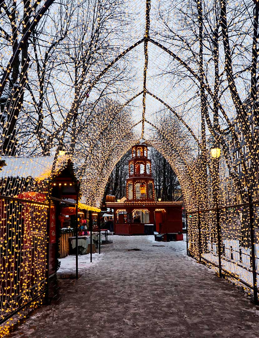 Vinterland i OsloLa den perfekte julestemning komme med et besøk på Oslos julemarked.
Julemarked: 19/11-16/12